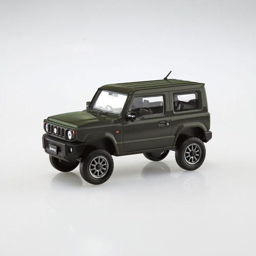 Aoshima 1/32 Snap Kit #08-SP1 Suzuki Jimny Custom Wheel Jungle Green