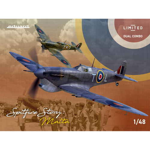 Eduard 1/48 Spitfire Story: Malta Dual Combo (Limited Edition)