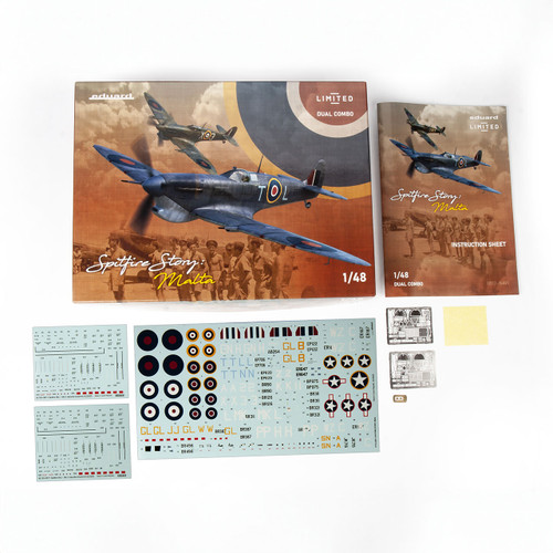 Eduard 1/48 Spitfire Story: Malta Dual Combo (Limited Edition)