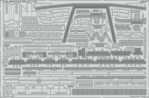 Eduard HMS Ark Royal 1939 part 2 1/350 Photo etched set for I LOVE KIT