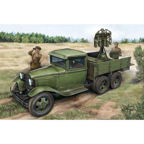 Hobby Boss 1/35 GAZ-AAA with Quad Maxim AA Gun Hobby Boss 1/35 GAZ-AAA with Quad Maxim AA Gun