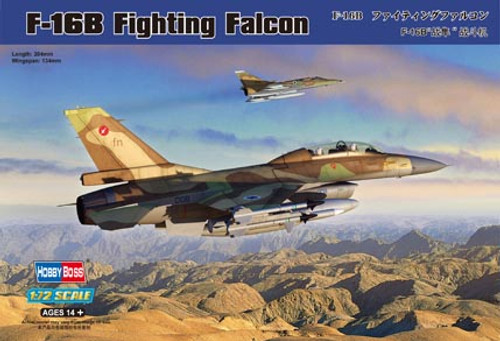 Hobby Boss 1/72 F-16B Fighting Falcon