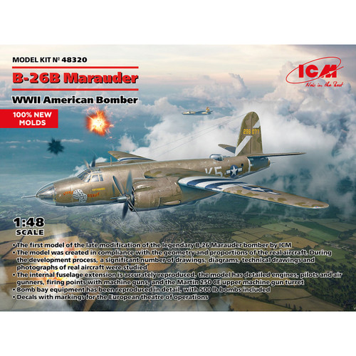 ICM 1/48 B-26B Marauder WWII American Bomber