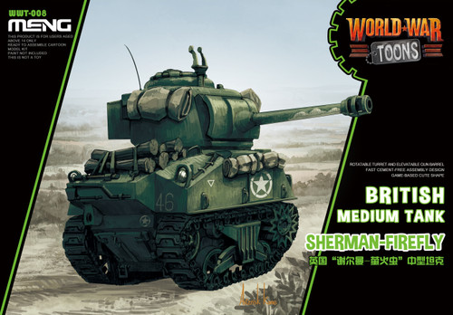 Meng British Medium Tank Sherman-Firefly (Cartoon Model)