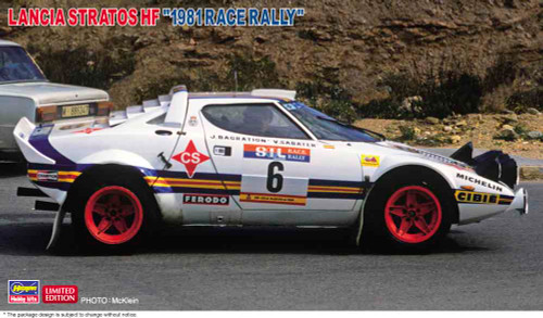 Hasegawa 1/24 Lancia Stratos HF "1981 Race Rally" Hasegawa 1/24 Lancia Stratos HF "1981 Race Rally"