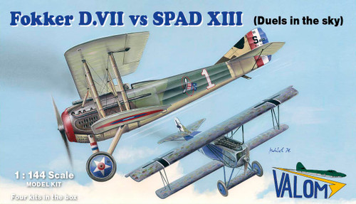 Valom 1/144 Fokker D.VII vs SPAD XIII (Duels in the Sky) Valom 1/144 Fokker D.VII vs SPAD XIII (Duels in the Sky)