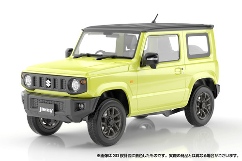 Aoshima 1/24 Snap Car #03-JG JB64 Jimny 2018 Jungle Green