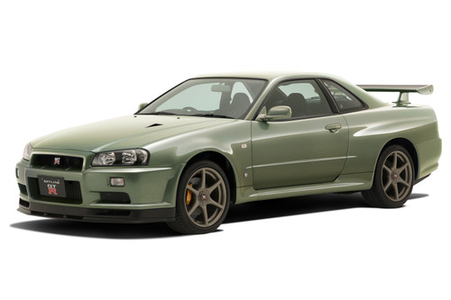 Aoshima 1/32 Snap Kit #11-D Nissan R34 Skyline GT-R Nur Millennium Jade