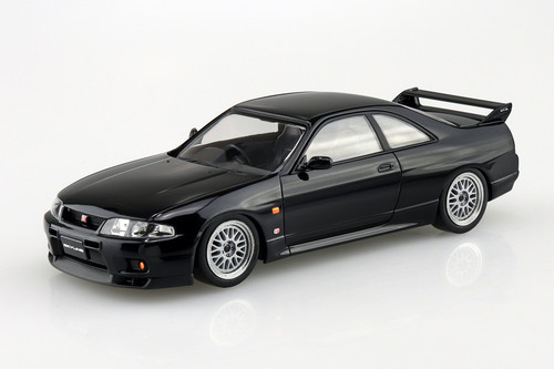 Aoshima 1/32 Snap Kit #15-SP2 Nissan R33 Skyline GT-R Custom Wheel Black