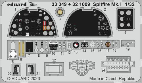 Eduard 1/32 Spitfire Mk.I (Photo-Etched Set)