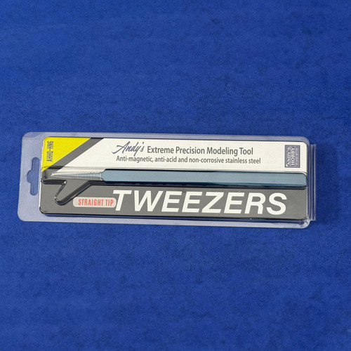 Andy's Hobby Headquarters Extreme Precision Straight Tip Tweezer