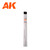 AK Interactive Square Hollow Tube - 4.00 x 350mm x 3 Units