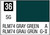 Mr Hobby Mr. Color 36 - RLM74 Gray Green (Semi-Gloss/Aircraft) - 10ml