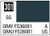 Mr Hobby Aqueous Color H301 Semi Gloss Gray FS36081 Charcoal Lizard Camouflage 10ml Bottle