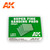 AK Interactive Super Fine Sanding Pads 800 grit. 4 units