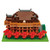 Nanoblock World Famous Buildings Sights to See Kiyomzu Temple Building Block Figure