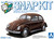Aoshima 1/32 Volkswagen Beetle Texas Brown