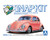 Aoshima 1/32 SNAP KIT #20CU-CP Volkswagen Beetle Custom(Coral Pink)