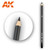 AK Interactive Weathering Pencil - Black (Box - 5 Units)