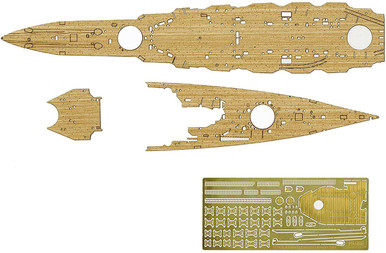 Fujimi 1/700 Wood Deck Seal for IJN Battleship Kirishima (with Ship Name Plate)