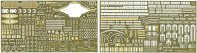 Fujimi Equipment Series 1/200 Genuine Photo-Etched Parts for Battleship Yamato Bridge