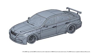 Platz NuNu 1/24 BMW 320Si E90 WTCC Brands Hatch 2008 Winner