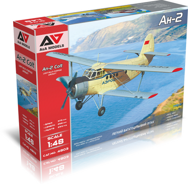 A&A Models 1/48 Antonov An-2 "Colt" Utility biplane (USSR/ Ukraine liveries)