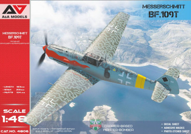 A&A Models 1/48 Messerschmitt Bf.109T( 5 camo schemes)