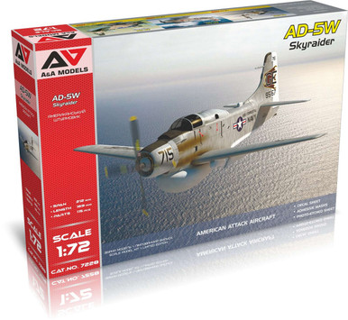 A&A Models 1/72 AD-5W attack aircraft (USAF - 3 camo schemes), Aircraft