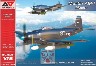 A&A Models 1/72 AM-1 "Mauler" Attack Aircraft (Late ver.)