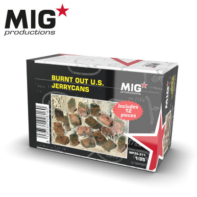 MIG 1/35 Burnt-out U.S. Jerrycans