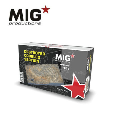 MIG 1/35 Destroyed Cobbled Section