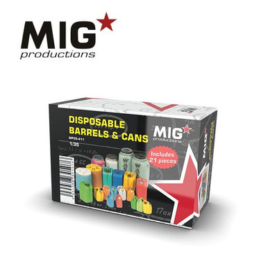 MIG 1/35 Disposable Barrels & Cans