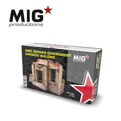 MIG 1/72 German Damaged Building