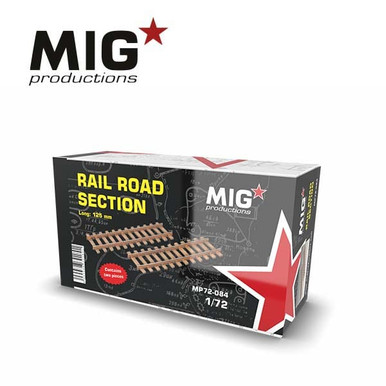 MIG 1/72 Railroad Track Section