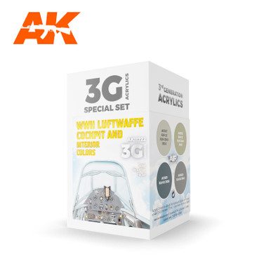 AK Interactive 3G Air - WWII Luftwaffe Cockpit & Interior Colors