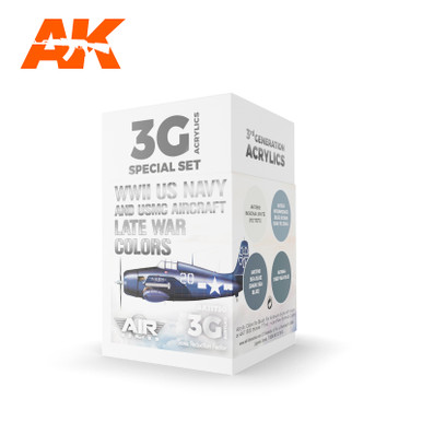 AK Interactive 3G Air - WWII US Navy & USMC Aircraft Late War Colors