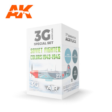 AK Interactive 3G Air - Soviet Fighter Colors 1943-1945