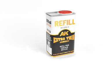 AK Interactive Extra Thin Cement 200 ml refill