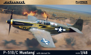Eduard 1/48 P-51B/C Mustang w/ dorsal fin Profipack Edition