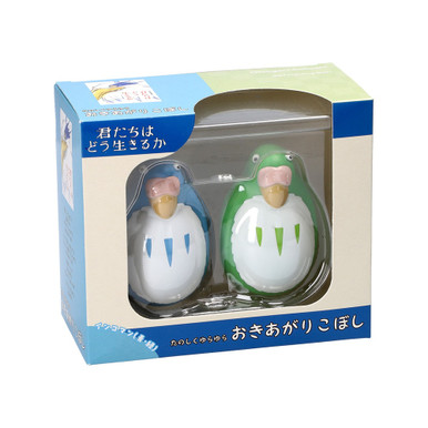 Ensky The Boy and The Heron The Parakeet Blue and Green Tilting Figure Collection