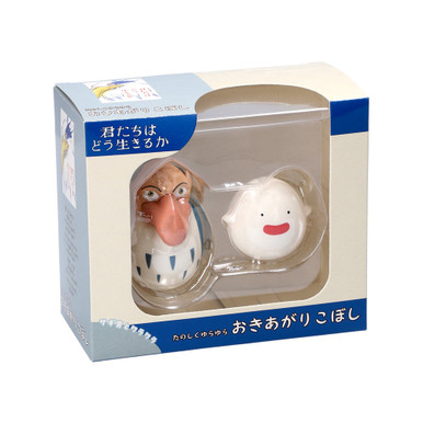 Ensky The Boy and The Heron The Gray Heron and Warawara Tilting Figure Collection