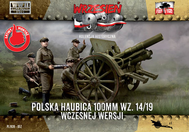 First to Fight 1/72 100mm Polish wz. 14/19 Howitzer, Early Version