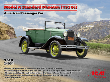 ICM 1/24 Model A Standard Phaeton 1930s American Passenger Car