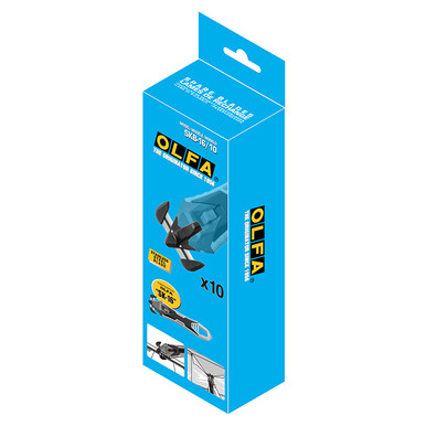 OLFA SKB-16/10 Concealed Dual-Edge Safety Blade Heads, 10-Pack