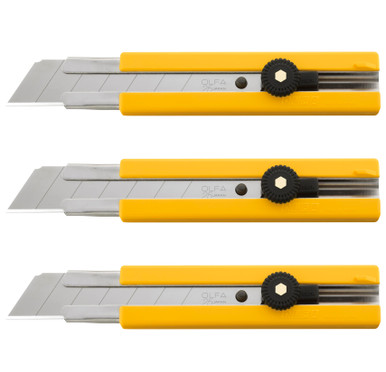 OLFA H-1/CP3 25mm XHD knife-3pk-