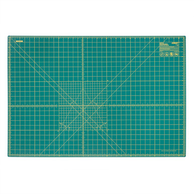 OLFA 24" x 36" Double Sided Rotary Mat, Green (RM-MG)