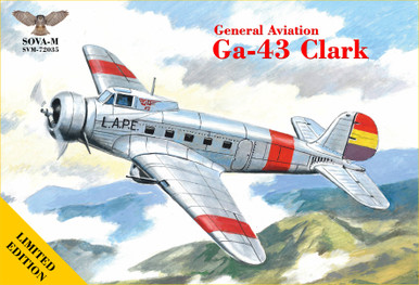 Sova-M 1/72 GA-43 "Clark" airliner ( Spanish livery)