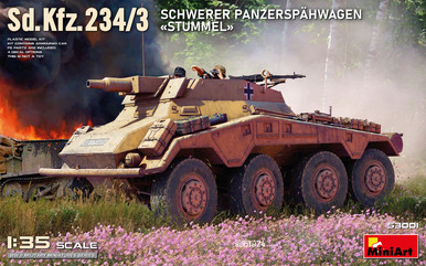 MiniArt 1/35 Sd.Kfz.234/3 Schwerer Panzerspahwagen Stummel