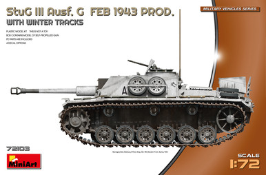 MiniArt 1/72 StuG III Ausf. G February 1943 Production with Winter Tracks